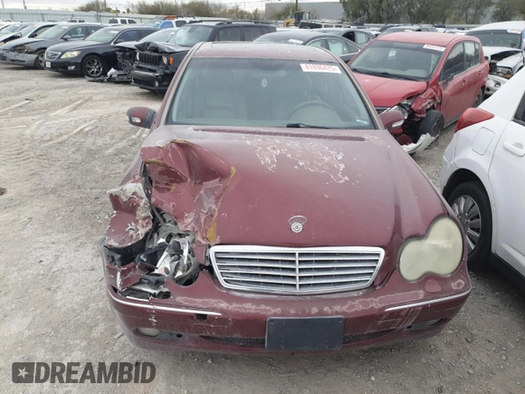2003 Mercedes-Benz C 230/260/280/320 with VIN WDBRF64J83E011460, listed as a Copart auction lot 41896475 with 144,688 mi miles and Non Repairable. Bid and sale history available at DreamBid. Image 5.
