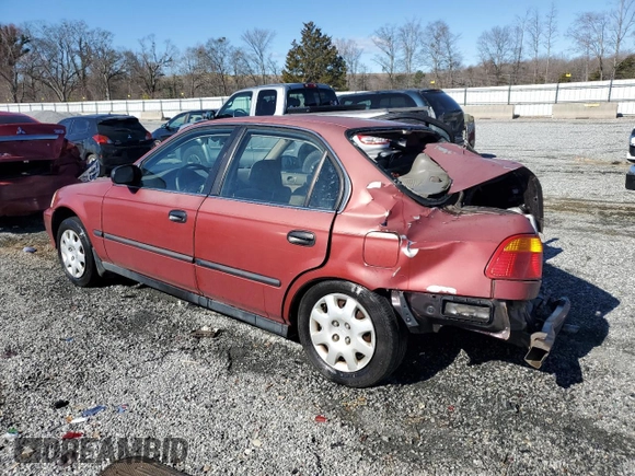 2000 Honda Civic LX with VIN 2HGEJ6670YH596097, listed as a Copart auction lot 47732515 with 269,184 mi miles and Non Repairable. Bid and sale history available at carsss.com. Image 2.