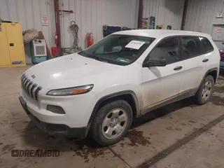2016 Jeep Cherokee Sport with VIN 1C4PJMAS0GW254799, listed as a IAAI auction lot 41582436 with 140,471 mi miles and . Bid and sale history available at DreamBid. Image 17.