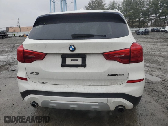 2019 BMW X3 xDrive30i with VIN 5UXTR9C55KLD92961, listed as a Copart auction lot 43133565 with 90,574 mi miles and Salvage Title. Bid and sale history available at carsss.com. Image 6.