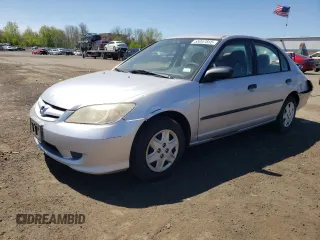 2004 Honda Civic VP with VIN 2HGES16374H546451, listed as a Copart auction lot 55057855 with 115,609 mi miles and Salvage title. Bid and sale history available at DreamBid. Image 1.