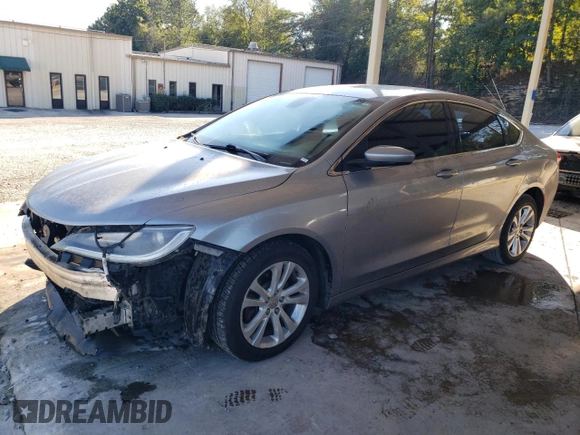 2015 Chrysler 200 Limited with VIN 1C3CCCAB3FN600761, listed as a Copart auction lot 80782474 with 235,925 mi miles and Salvage Title. Bid and sale history available at carsss.com. Image 1.