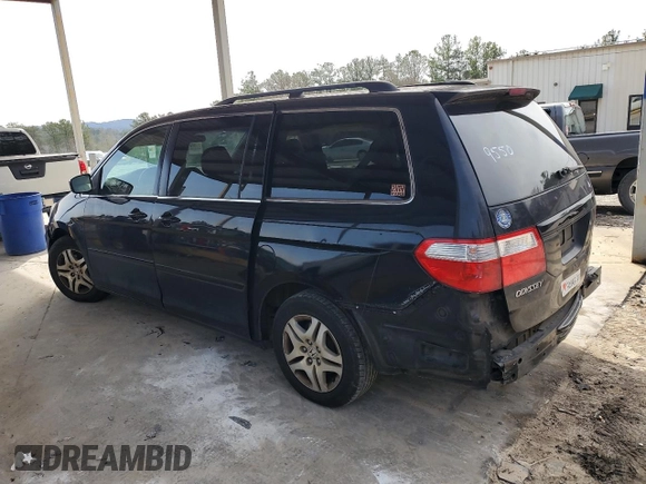 2007 Honda Odyssey EX-L with VIN 5FNRL38727B129550, listed as a Copart auction lot 48263675 with 190,418 mi miles and Salvage Title. Bid and sale history available at DreamBid. Image 2.
