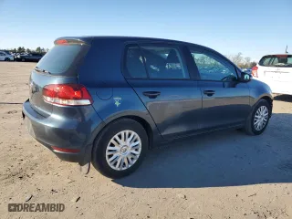 2010 Volkswagen Golf with VIN WVWDB7AJ5AW300708, listed as a Copart auction lot 45302605 with 47,242 mi miles and Salvage Title. Bid and sale history available at carsss.com. Image 3.