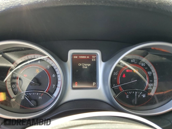 2018 Dodge Journey GT with VIN 3C4PDCEG0JT362716, listed as a Copart auction lot 50614345 with 105,884 mi miles and Salvage title. Bid and sale history available at DreamBid. Image 9.