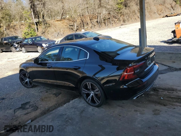 2022 Volvo S60 Plus Dark Theme with VIN 7JRL12TL2NG157962, listed as a Copart auction lot 49443275 with 67,539 mi miles and Salvage Title. Bid and sale history available at carsss.com. Image 2.