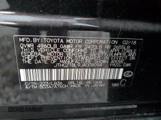 2018 Lexus GS with VIN JTHCZ1BL9JA009094, listed as a Copart auction lot 83302164 with 134,975 mi miles and Non Repairable. Bid and sale history available at carsss.com. Image 13.