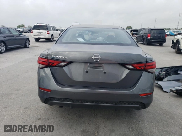 2025 Nissan Sentra S with VIN 3N1AB8BV5SY251324, listed as a Copart auction lot 51345315 with 4,642 mi miles and Salvage Title. Bid and sale history available at DreamBid. Image 6.