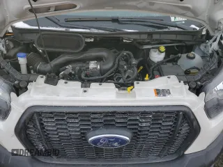 2023 Ford Transit Cargo with VIN 1FTYE1Y85PKB20167, listed as a Copart auction lot 42222895 with 24,222 mi miles and Salvage Title. Bid and sale history available at carsss.com. Image 12.