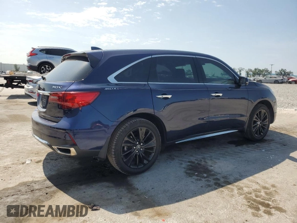 2018 Acura MDX Technology z VIN 5J8YD3H53JL007874, wystawiony jako Copart lot #58306365 z przebiegiem 58 159 mil mil oraz Szkoda całkowita • Salvage title. Historia ofert i sprzedaży dostępna na DreamBid. Obrazek 3.
