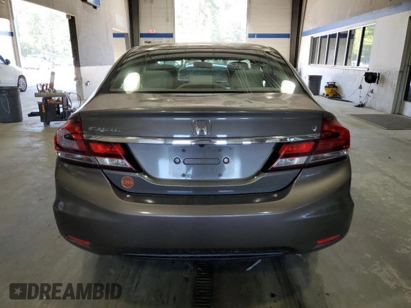 2013 Honda Civic LX с VIN 2HGFB2F50DH562275, выставлен на аукционе Copart как лот 57366155 с пробегом 156 522 миль миль и Списание • Salvage title. История ставок и продаж доступна на DreamBid. Изображение 6.