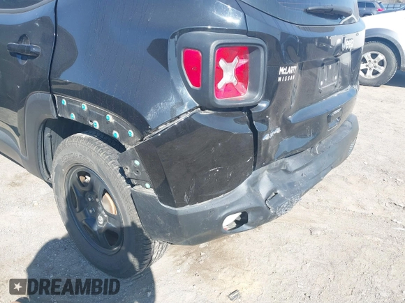 2018 Jeep Renegade Sport с VIN ZACCJBAB6JPH85612, выставлен на аукционе IAAI как лот 41650807 с пробегом 87 082 миль миль и . История ставок и продаж доступна на DreamBid. Изображение 6.