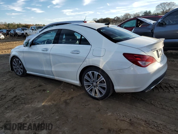 2017 Mercedes-Benz CLA 250 with VIN WDDSJ4GB1HN498086, listed as a Copart auction lot 76879633 with 81,404 mi miles and . Bid and sale history available at DreamBid. Image 2.