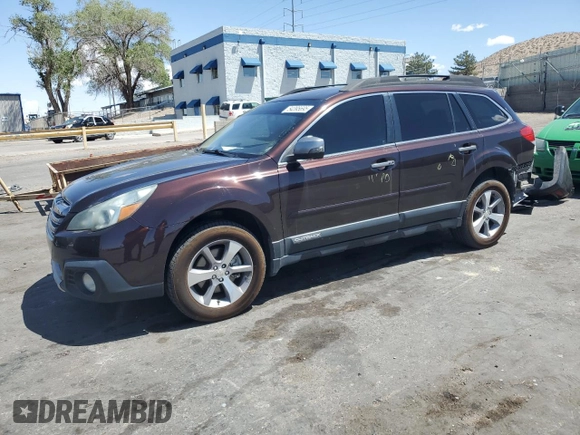 2013 Subaru Outback Limited with VIN 4S4BRDSC6D2217197, listed as a Copart auction lot 54395695 with 206,776 mi miles and Salvage title. Bid and sale history available at DreamBid. Image 1.