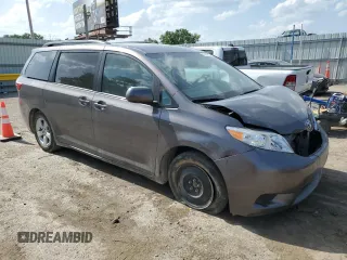 2017 Toyota Sienna LE Auto Access Seat with VIN 5TDKZ3DC9HS783705, listed as a Copart auction lot 57163325 with 165,996 mi miles and Salvage title. Bid and sale history available at DreamBid. Image 4.