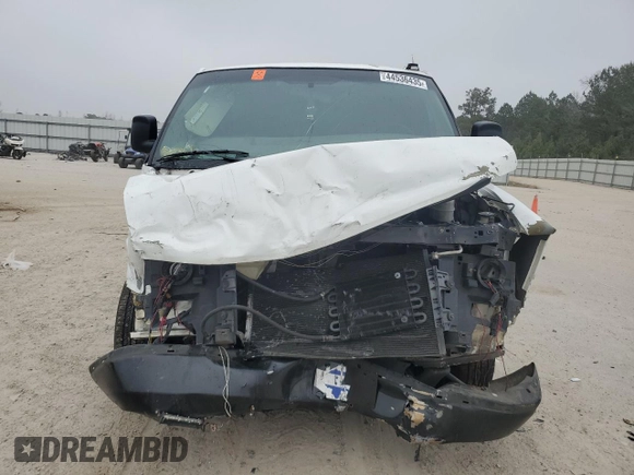 2011 Chevrolet Express Cargo with VIN 1GCWGFCA0B1169848, listed as a Copart auction lot 44536435 with Not provided miles and Salvage title. Bid and sale history available at DreamBid. Image 5.