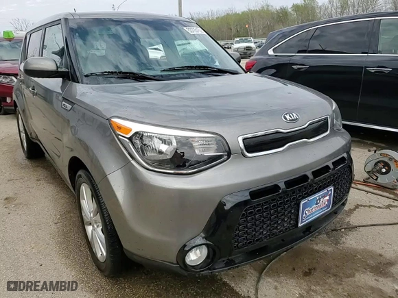 2016 Kia Soul + with VIN KNDJP3A52G7322863, listed as a Copart auction lot 53725155 with 0 mi miles and Salvage Title. Bid and sale history available at carsss.com. Image 13.