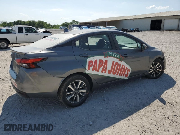 2021 Nissan Versa SV with VIN 3N1CN8EV3ML826239, listed as a Copart auction lot 55220725 with 89,019 mi miles and Salvage Title. Bid and sale history available at DreamBid. Image 3.