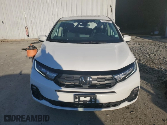 2025 Honda Odyssey EX-L with VIN 5FNRL6H60SB005200, listed as a Copart auction lot 45318305 with 3,250 mi miles and Salvage Title. Bid and sale history available at carsss.com. Image 5.