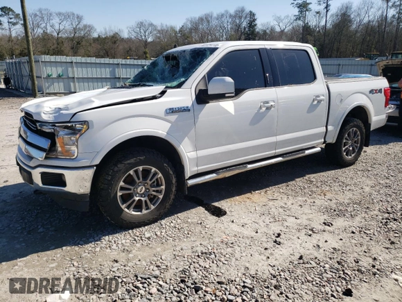 2020 Ford F-150 XL with VIN 1FTEW1EP8LFC37997, listed as a Copart auction lot 48428215 with 123,671 mi miles and Salvage Title. Bid and sale history available at carsss.com. Image 1.