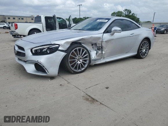 2019 Mercedes-Benz SL 450 z VIN WDDJK6GA1KF055546, wystawiony jako Copart lot #54183035 z przebiegiem 23 765 mil mil oraz Szkoda całkowita • Salvage title. Historia ofert i sprzedaży dostępna na DreamBid. Obrazek 1.