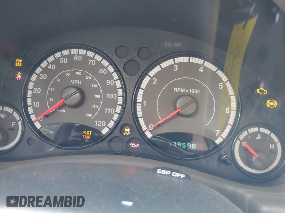 2007 Jeep Liberty Sport with VIN 1J4GL48K87W701907, listed as a IAAI auction lot 41802354 with 179,598 mi miles. Bid and sale history available at carsss.com. Image 7.
