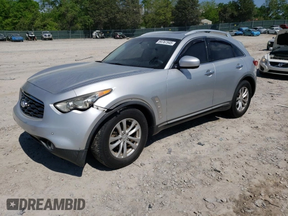 2010 Infiniti FX with VIN JN8AS1MUXAM801146, listed as a Copart auction lot 54767945 with 139,853 mi miles and Salvage title. Bid and sale history available at DreamBid. Image 1.