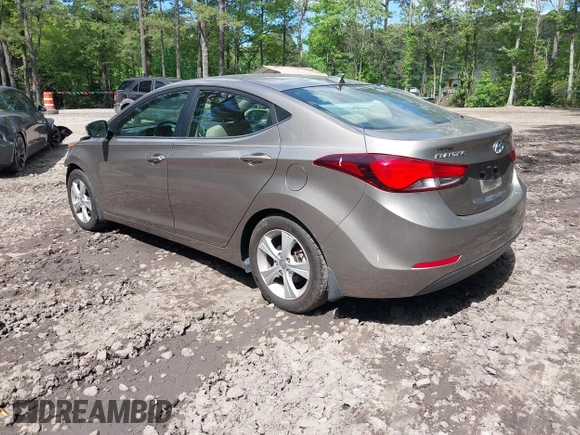 2016 Hyundai Elantra SE with VIN 5NPDH4AE8GH729940, listed as a IAAI auction lot 42205329 with 54,495 mi miles and . Bid and sale history available at DreamBid. Image 3.