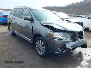 2015 Nissan Pathfinder SL z VIN 5N1AR2MM3FC654531, wystawiony jako IAAI lot #41715163 z przebiegiem 160 808 mil mil oraz . Historia ofert i sprzedaży dostępna na DreamBid. Obrazek 1.