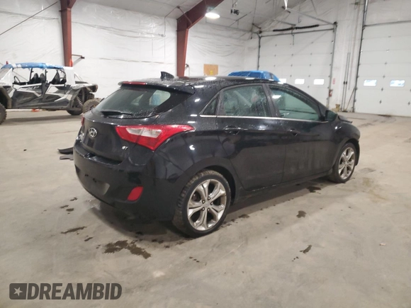 2013 Hyundai Elantra GT with VIN KMHD35LE2DU047179, listed as a Copart auction lot 75450994 with 68,794 mi miles and Salvage Title. Bid and sale history available at carsss.com. Image 3.