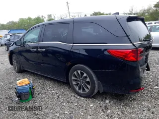 2023 Honda Odyssey EX-L with VIN 5FNRL6H66PB060032, listed as a Copart auction lot 72218364 with Not Provided miles and Salvage Title. Bid and sale history available at carsss.com. Image 2.