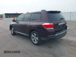 2012 Toyota Highlander Limited with VIN 5TDDK3EH3CS146163, listed as a IAAI auction lot 42145707 with 140,746 mi miles and . Bid and sale history available at DreamBid. Image 3.