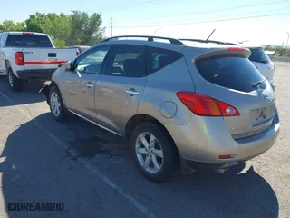 2009 Nissan Murano SL with VIN JN8AZ18W39W211281, listed as a IAAI auction lot 40254241 with 169,010 mi miles. Bid and sale history available at carsss.com. Image 3.