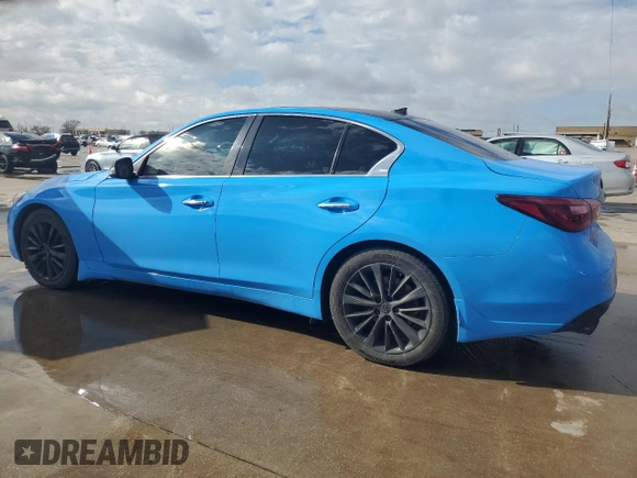 2018 Infiniti Q50 Sport with VIN JN1EV7AP3JM360808, listed as a Copart auction lot 43242355 with 57,089 mi miles and Clean Title. Bid and sale history available at carsss.com. Image 2.