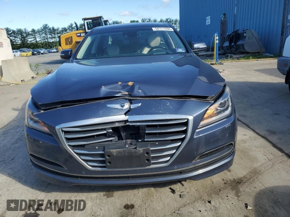 2015 Hyundai Genesis 3.8L with VIN KMHGN4JEXFU086299, listed as a Copart auction lot 54777294 with 78,548 mi miles and Salvage Title. Bid and sale history available at carsss.com. Image 5.