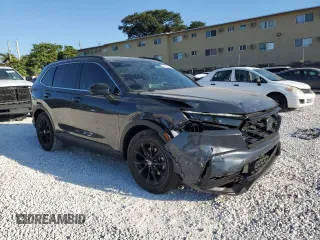2024 Honda CR-V Sport-L with VIN 7FARS5H8XRE008764, listed as a Copart auction lot 48873115 with 14,582 mi miles and Salvage Title. Bid and sale history available at DreamBid. Image 4.