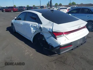 2024 Hyundai Elantra SE with VIN KMHLL4DG8RU816118, listed as a IAAI auction lot 42503570 with 18,730 mi miles and . Bid and sale history available at DreamBid. Image 3.