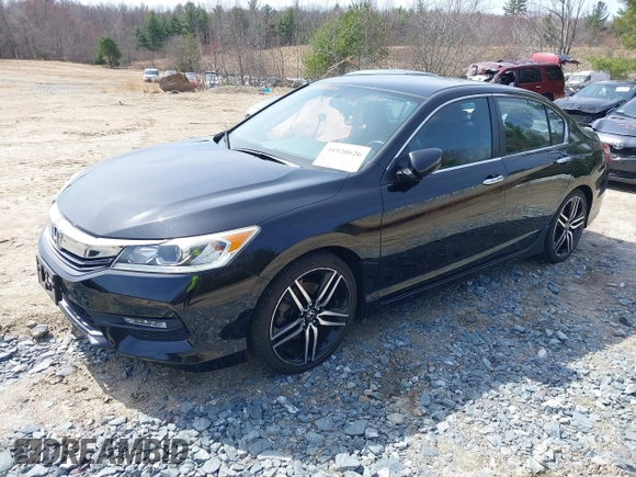 2016 Honda Accord Sport with VIN 1HGCR2F50GA175811, listed as a IAAI auction lot 41920626 with 72,826 mi miles and . Bid and sale history available at DreamBid. Image 2.