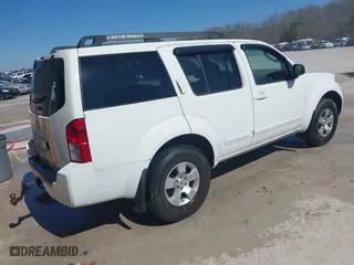 2006 Nissan Pathfinder SE with VIN 5N1AR18U16C600830, listed as a IAAI auction lot 41639635 with 252,214 mi miles. Bid and sale history available at carsss.com. Image 4.