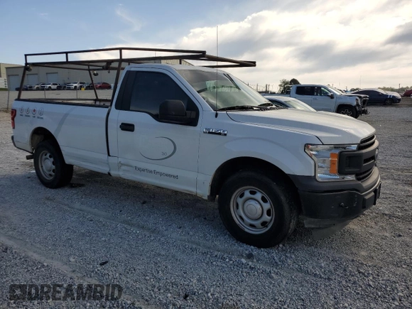 2020 Ford F-150 XL with VIN 1FTMF1C54LKD52729, listed as a Copart auction lot 52511365 with 165,123 mi miles and Clean Title. Bid and sale history available at carsss.com. Image 4.