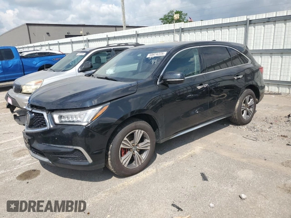 2019 Acura MDX z VIN 5J8YD4H32KL032271, wystawiony jako Copart lot #59974225 z przebiegiem 114 105 mil mil oraz Szkoda całkowita • Salvage title. Historia ofert i sprzedaży dostępna na DreamBid. Obrazek 1.