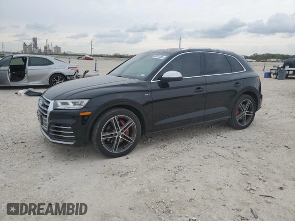 2018 Audi SQ5 Premium Plus with VIN WA1A4AFY3J2071818, listed as a Copart auction lot 50911205 with 139,403 mi miles and Clean Title. Bid and sale history available at carsss.com. Image 1.