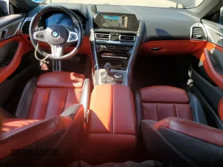 2021 BMW 8 Series 840i with VIN WBADZ2C05MCG36741, listed as a Copart auction lot 75273884 with 31,441 mi miles and Salvage Title. Bid and sale history available at carsss.com. Image 8.