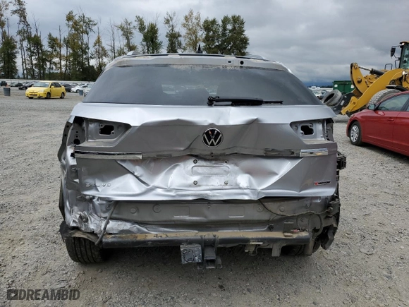 2022 Volkswagen Atlas Cross Sport 3.6L V6 SEL with VIN 1V2BE2CA3NC203446, listed as a Copart auction lot 70006024 with 28,356 mi miles and Salvage Title. Bid and sale history available at carsss.com. Image 6.