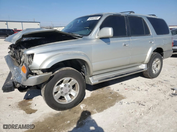 2000 Toyota 4Runner SR5 with VIN JT3GN86R8Y0151608, listed as a Copart auction lot 45492285 with 323,093 mi miles and Salvage Title. Bid and sale history available at carsss.com. Image 1.