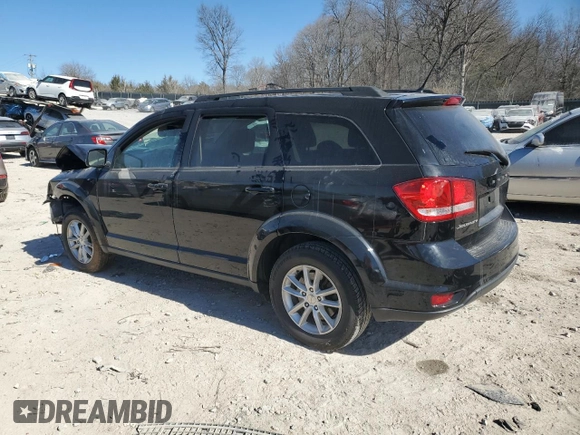 2017 Dodge Journey SXT with VIN 3C4PDCBB9HT506489, listed as a Copart auction lot 46896485 with 139,322 mi miles and Salvage Title. Bid and sale history available at DreamBid. Image 2.