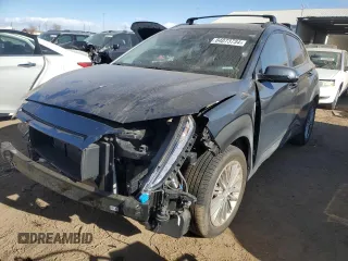 2021 Hyundai Kona SEL with VIN KM8K2CAA9MU606614, listed as a Copart auction lot 84073734 with 16,965 mi miles and Salvage Title. Bid and sale history available at carsss.com. Image 1.