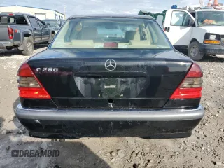 1999 Mercedes-Benz C 230/260/280/320 with VIN WDBHA29G0XA724818, listed as a Copart auction lot 71455614 with 182,525 mi miles and Salvage Title. Bid and sale history available at carsss.com. Image 6.