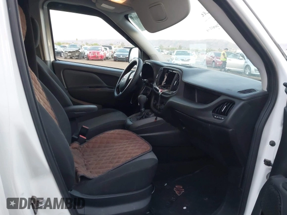 2021 Ram ProMaster City Cargo Tradesman with VIN ZFBHRFABXM6T84886, listed as a IAAI auction lot 41980016 with 45,279 mi miles and . Bid and sale history available at DreamBid. Image 5.