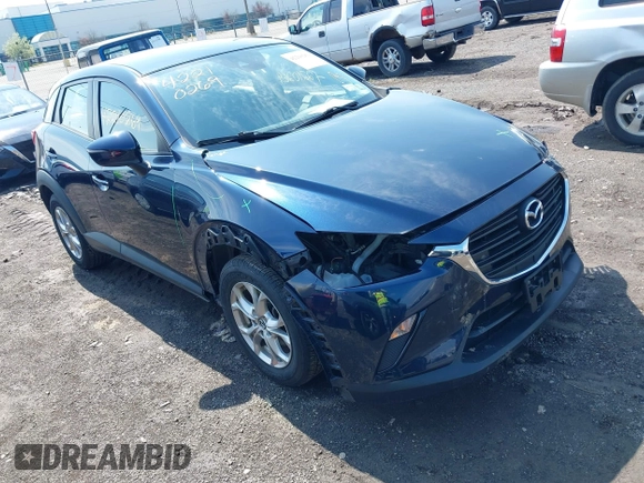2019 Mazda CX-3 Sport z VIN JM1DKFB71K0445584, wystawiony jako IAAI lot #42210269 z przebiegiem 31 418 mil mil oraz . Historia ofert i sprzedaży dostępna na DreamBid. Obrazek 1.